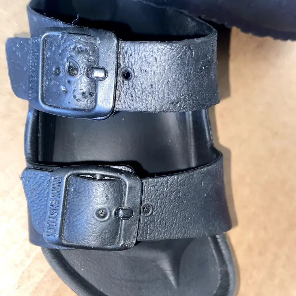 Toddler Girls Black Birkenstock Sandals EVA Size 11 Slides